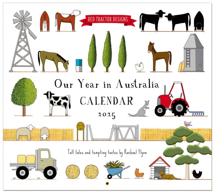 Red Tractor 2025 Calendar - Our Year in Australia