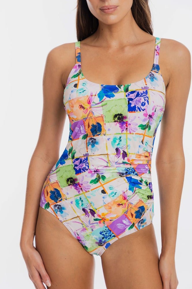 Load image into Gallery viewer, Togs Womens Sedona Scoop Pleated One Piece
