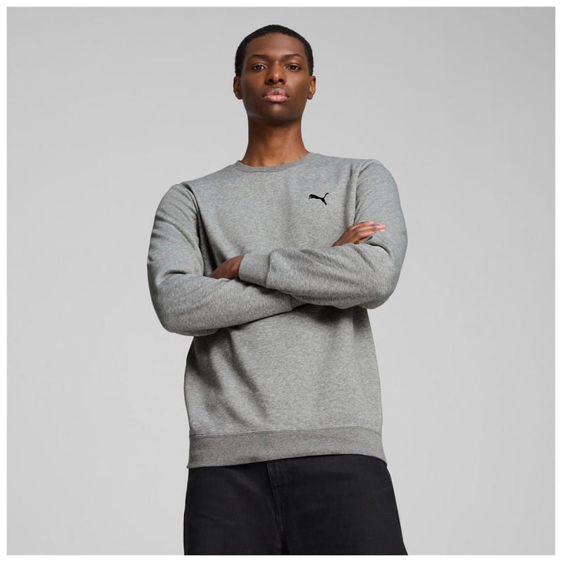 Load image into Gallery viewer, Puma Mens Essentials Crew - Grey Heather
