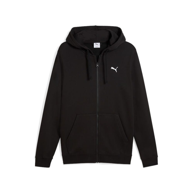 Load image into Gallery viewer, Puma Mens Essentials Full-Zip Hoodie - Puma Black
