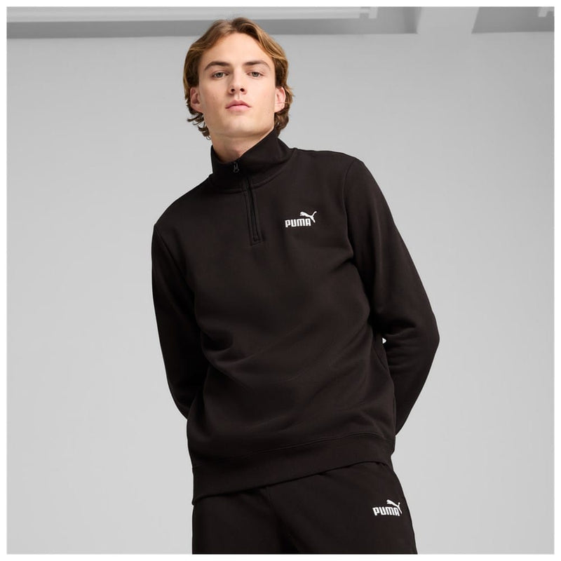 Load image into Gallery viewer, Puma Mens Essentials No. 1 Logo Half-Zip - Puma Black
