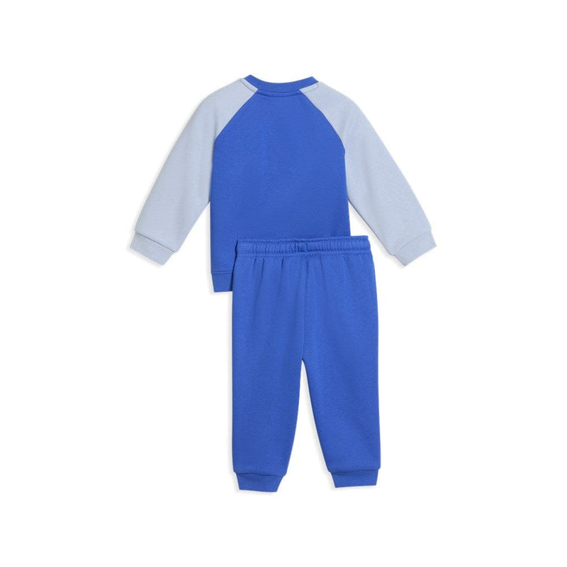 Load image into Gallery viewer, Puma Minicats Essentials Raglan Crew Set - Royal Sapphire
