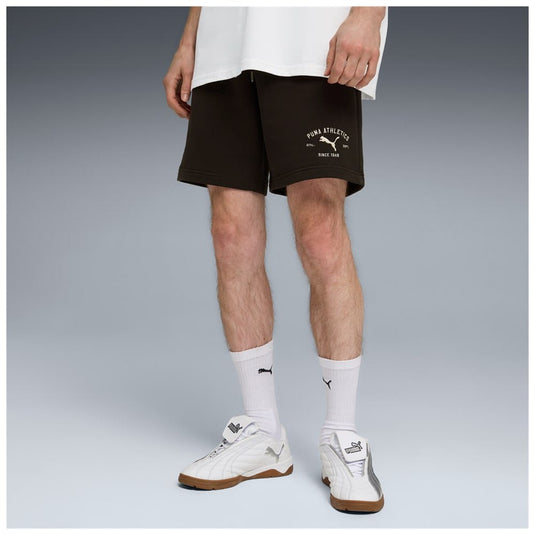 Puma Mens Class Graphic Shorts - Puma Black