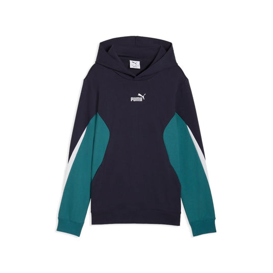Puma Youth Essentials Block Hoodie - New Navy