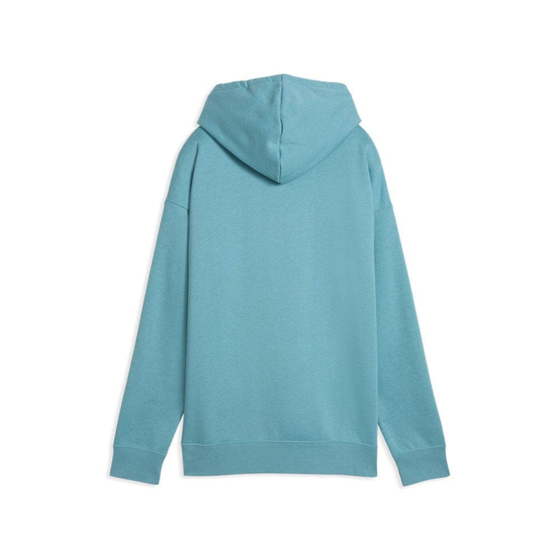Load image into Gallery viewer, Puma Womens Essentials Fleece Relaxed Hoodie - Baltic Sea Blue

