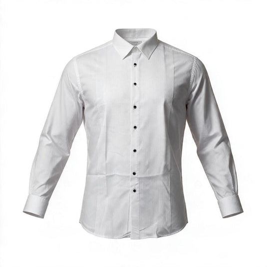 Seine Mens White Long Sleeve Shirt