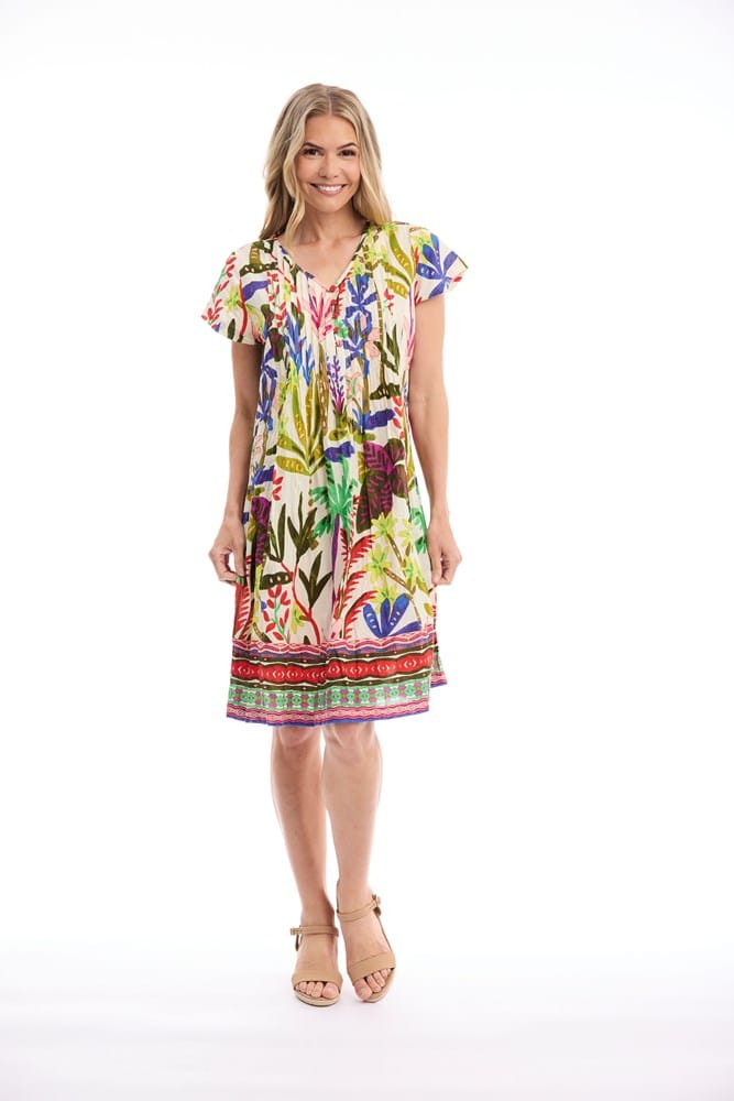 Load image into Gallery viewer, Orientique Womens Paloma Dress Easy Fit
