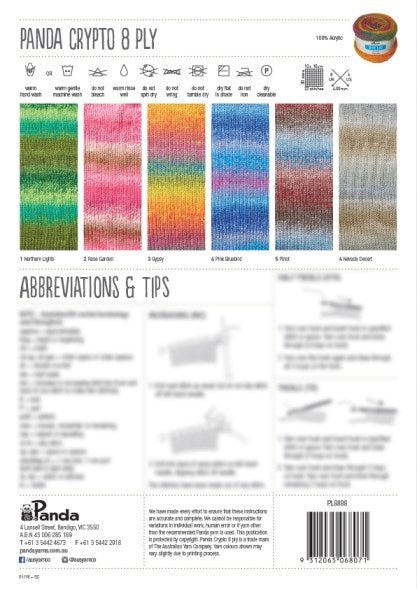 Load image into Gallery viewer, Panda Knit or Crochet Shrug Book
