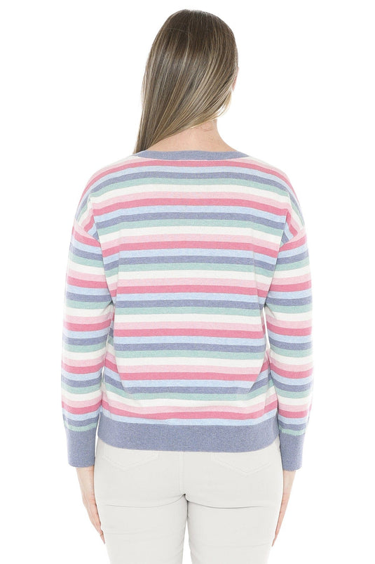 Jump Womens Pastel Stripe Pullover