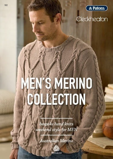 Patons Men's Merino Collection Book