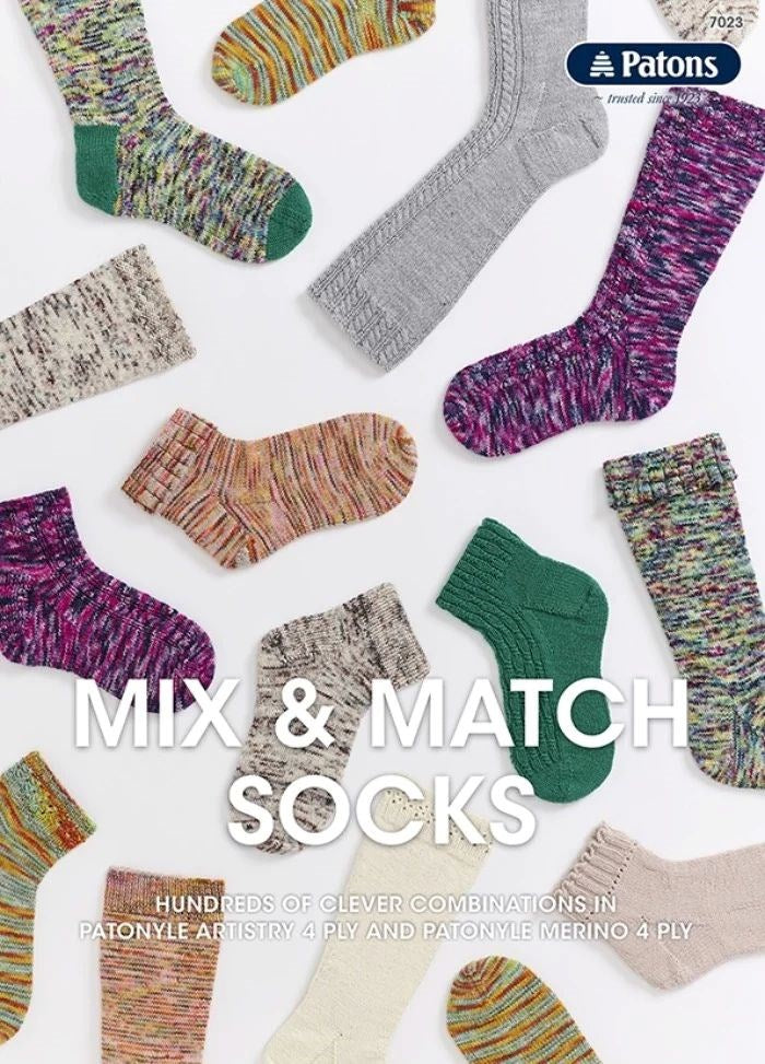 Load image into Gallery viewer, Patons Mix &amp; Match Socks Book
