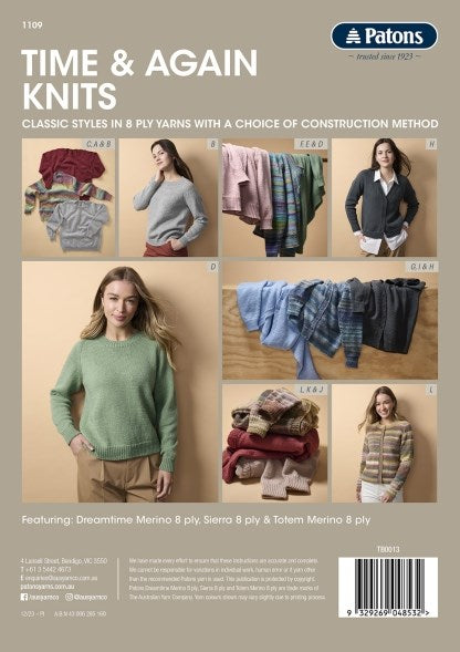 Load image into Gallery viewer, Patons Time &amp; Again Knits Book

