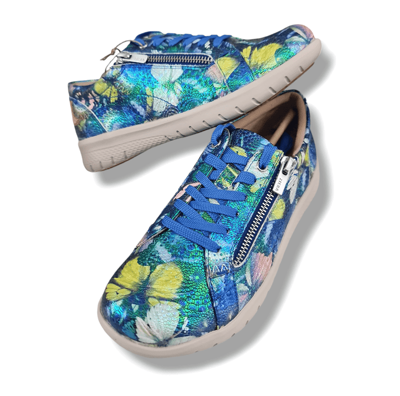 Load image into Gallery viewer, Ziera Womens Solar XF - Blue Metal Floral
