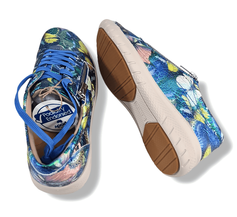 Load image into Gallery viewer, Ziera Womens Solar XF - Blue Metal Floral
