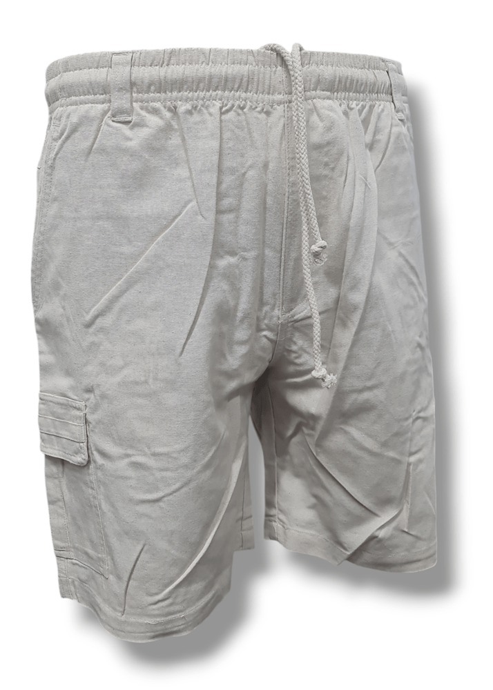 Load image into Gallery viewer, PaperBark Mens Washed Linen Cargo Shorts
