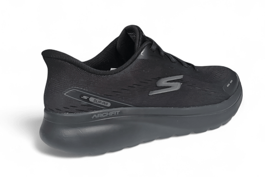 Skechers Womens Go Walk Arch Fit N-Joy Shoes - Black