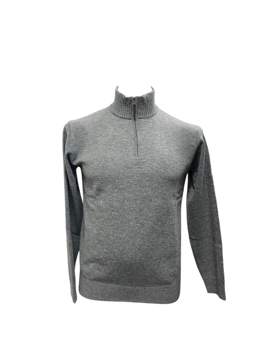 Ansett Mens Merino Wool Cashmere Half Zip