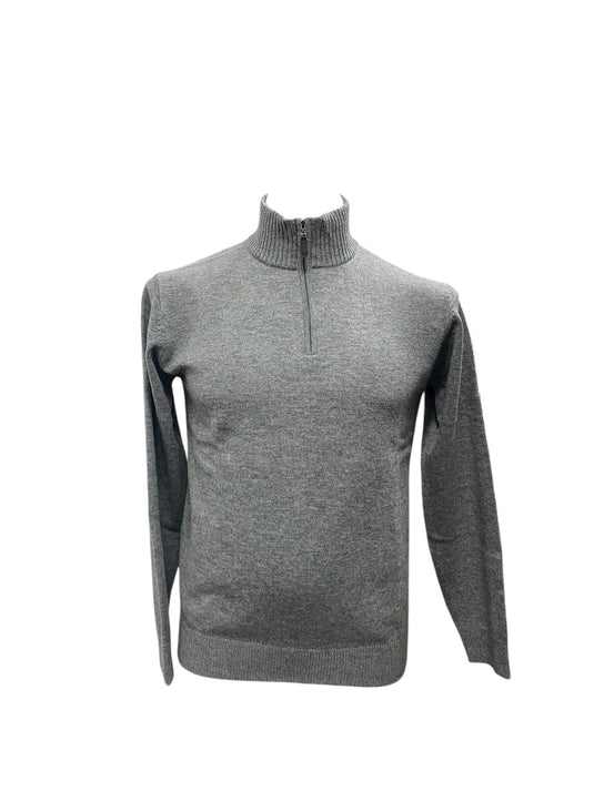 Ansett Mens Merino Wool Cashmere Half Zip