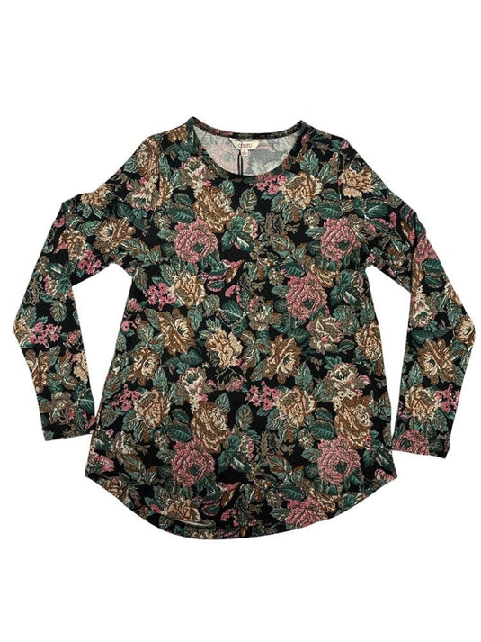 Corfu Womens Soft Brushed Knit - Floral Tapestry