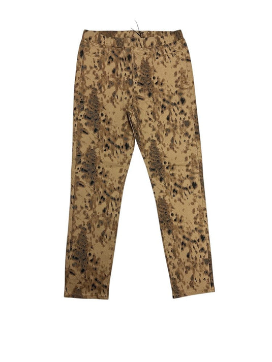 Corfu Womens Printed Stretch Cotton - Caramal