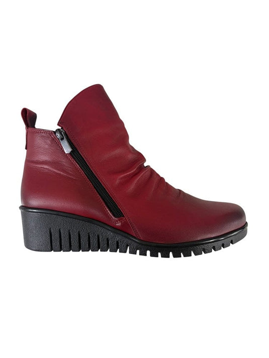 Cabello Comfort Womens Active Ella Boot - Red