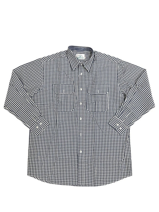 Country Tradition Mens Long Sleeve Shirt - Navy Check