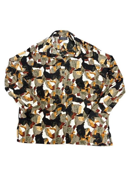 Formation Womens Long Sleeve Shirt - Abstract Autumn