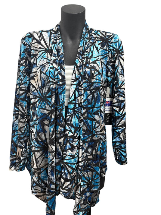 Formation Womens Metallic Jacket - Blue