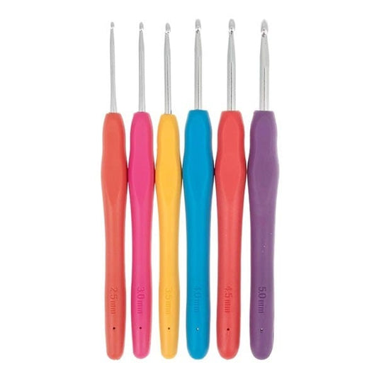 Milward Soft Grip Crochet Hook Set of 6