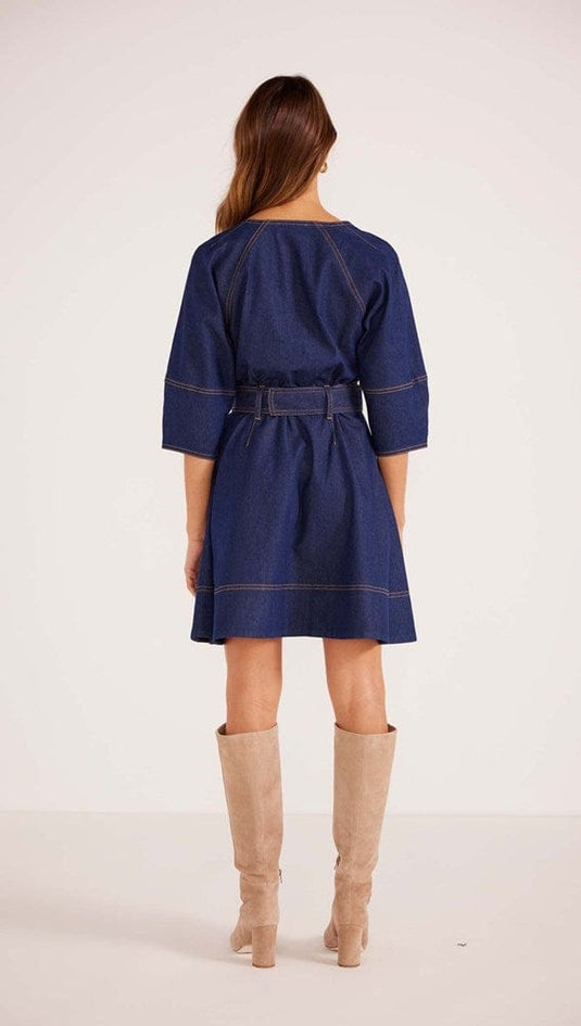 Minkpink Womens Kenzie Denim Mini Dress