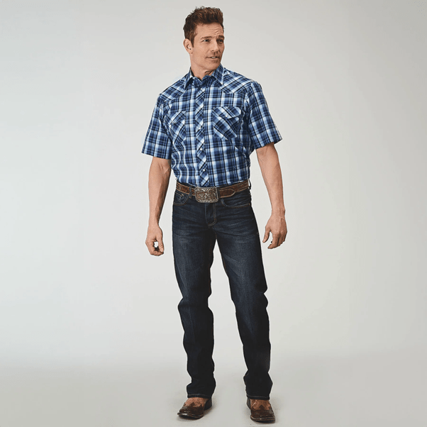 Load image into Gallery viewer, Roper Men&#39;s Short Sleeve Western Style Shirt

