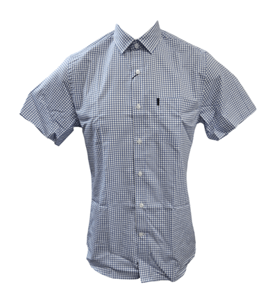 Load image into Gallery viewer, Pilbara Mens Y/D Check Short Sleeve Single Pocket Shirt
