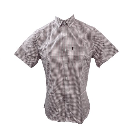 Load image into Gallery viewer, Pilbara Mens Y/D Check Short Sleeve Single Pocket Shirt
