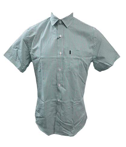 Load image into Gallery viewer, Pilbara Mens Y/D Check Short Sleeve Single Pocket Shirt
