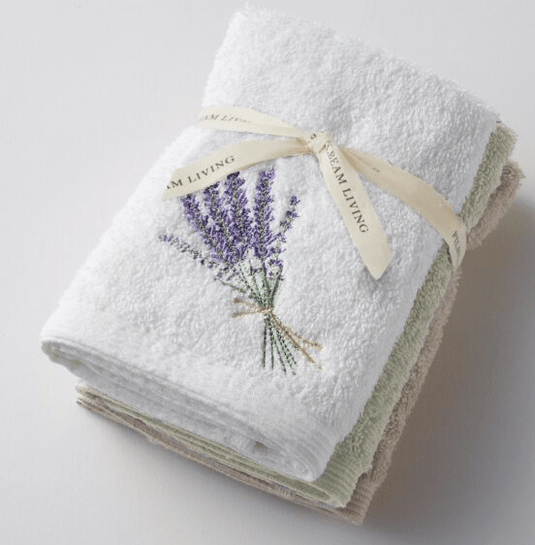 Pilbeam Lavender Bouquet Face Washer 3 Pck