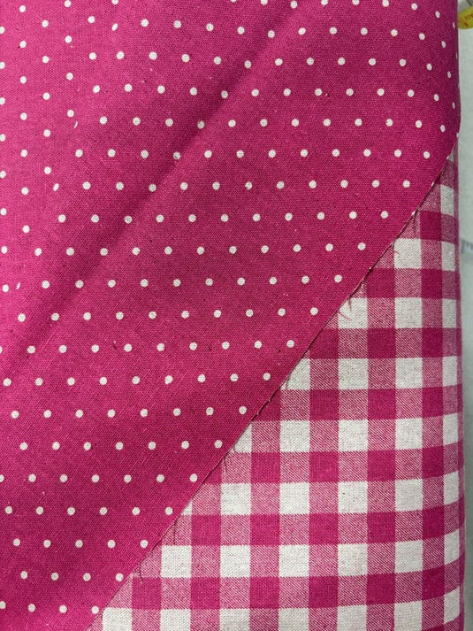 Fern Textiles Printed Fabric - Pink