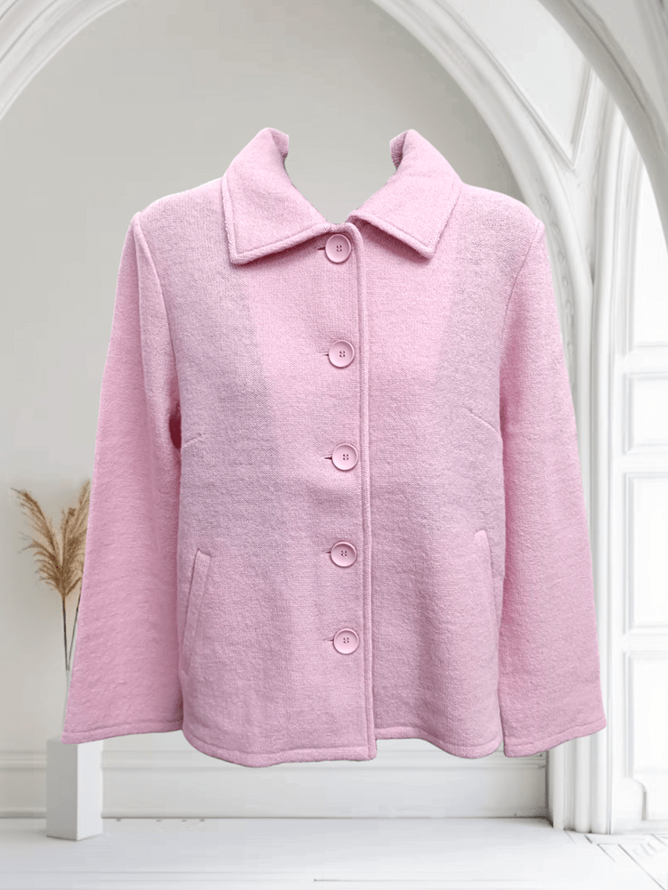 Load image into Gallery viewer, See Saw Womens 100% Boiled Wool Collared Jacket
