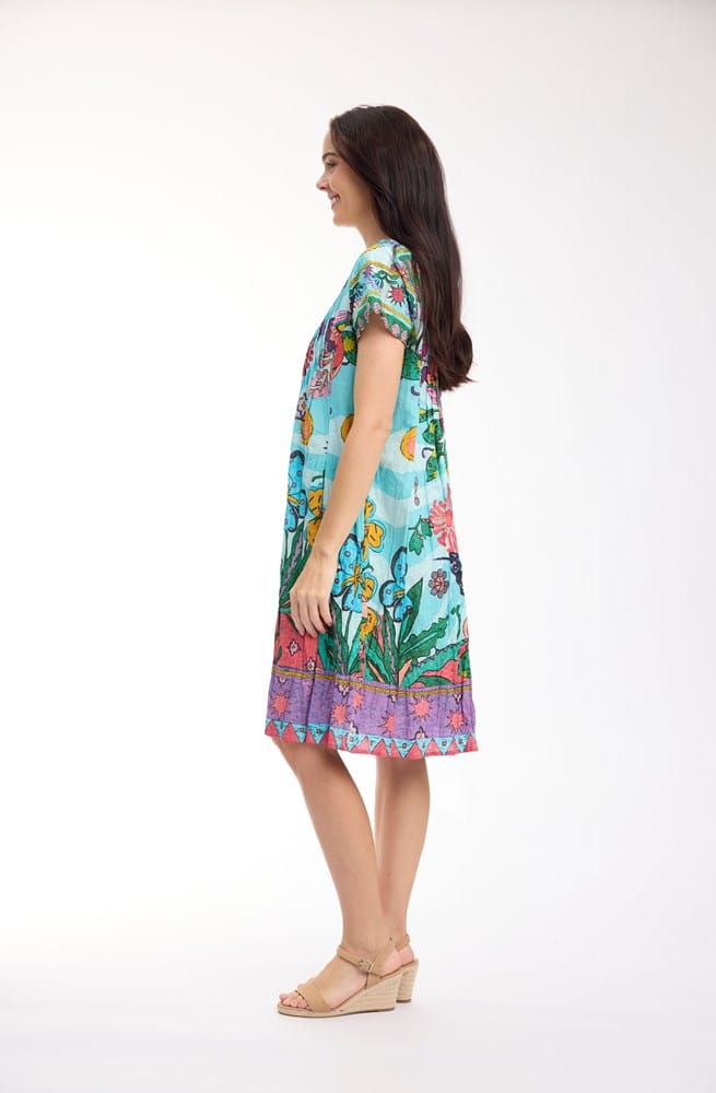 Load image into Gallery viewer, Orientique Womens Provence Dress Easy Fit
