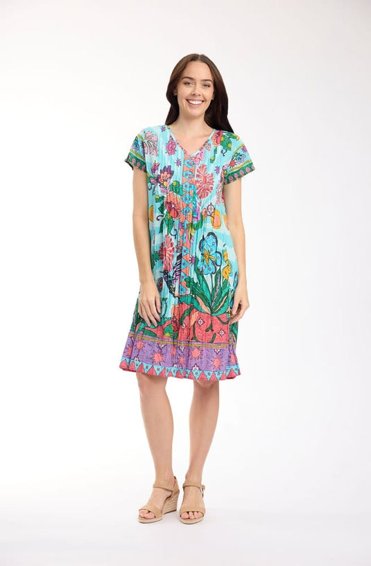 Orientique Womens Provence Dress Easy Fit