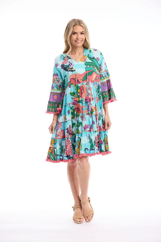 Orientique Womens Provence Dress Layers