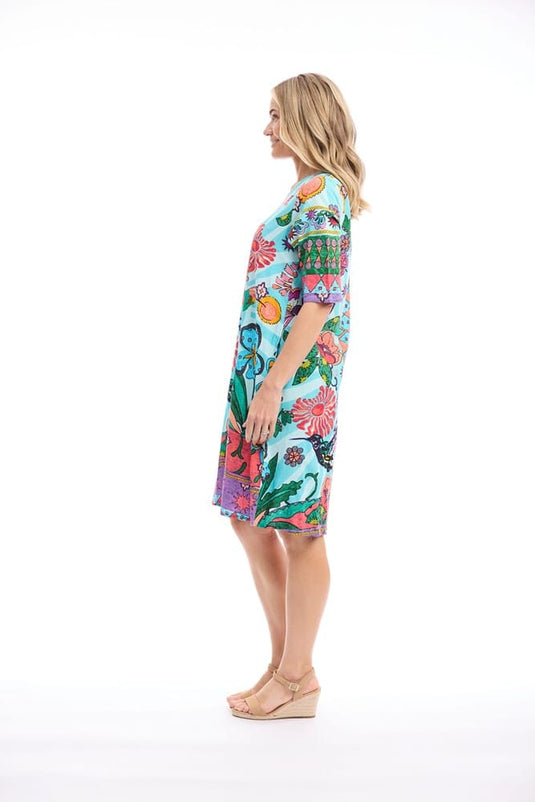 Orientique Womens Provence Dress Contemporary