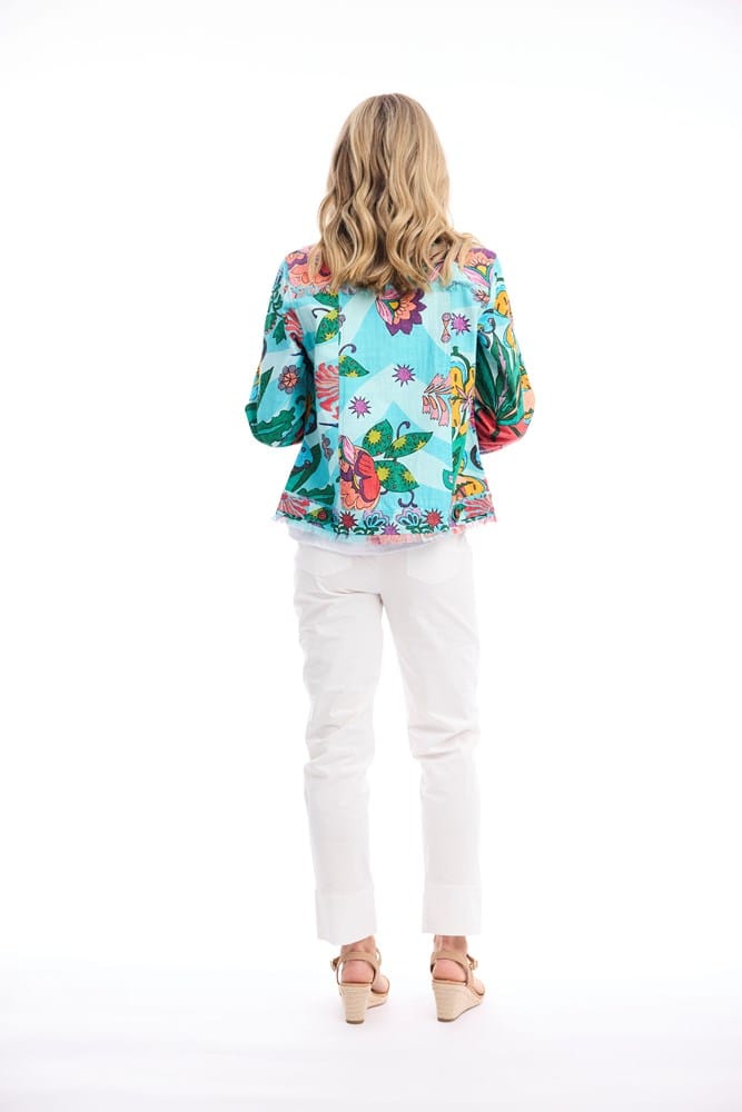 Load image into Gallery viewer, Orientique Womens Provence Jacket Fringe
