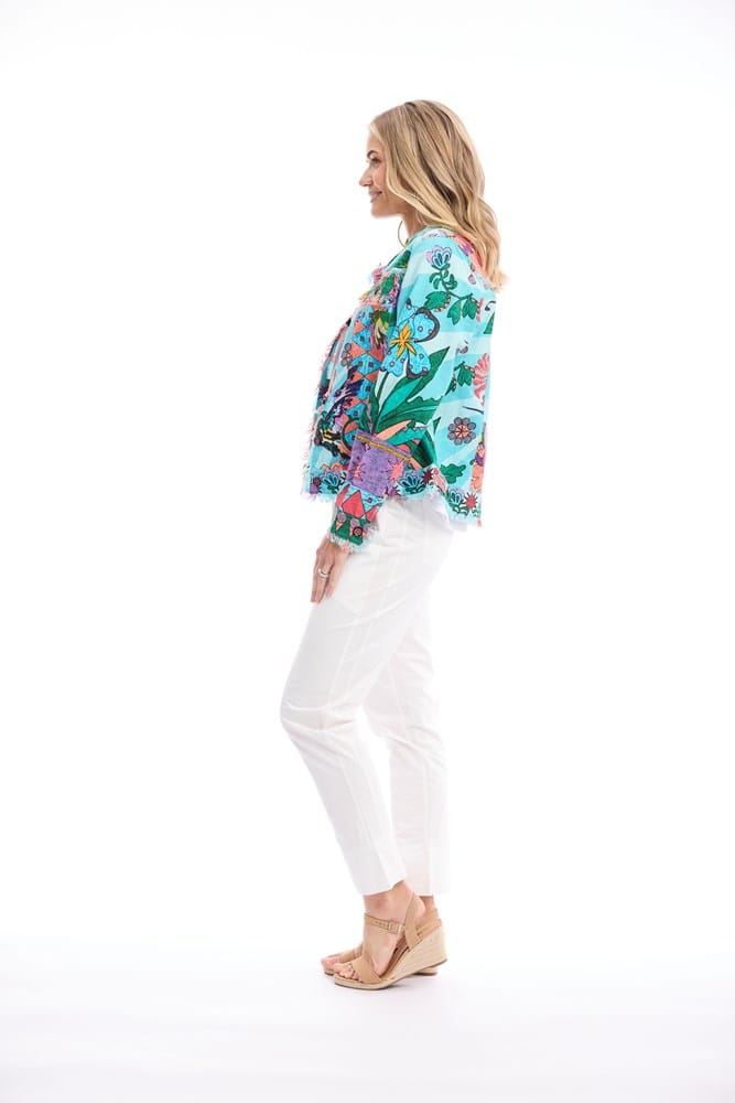 Load image into Gallery viewer, Orientique Womens Provence Jacket Fringe
