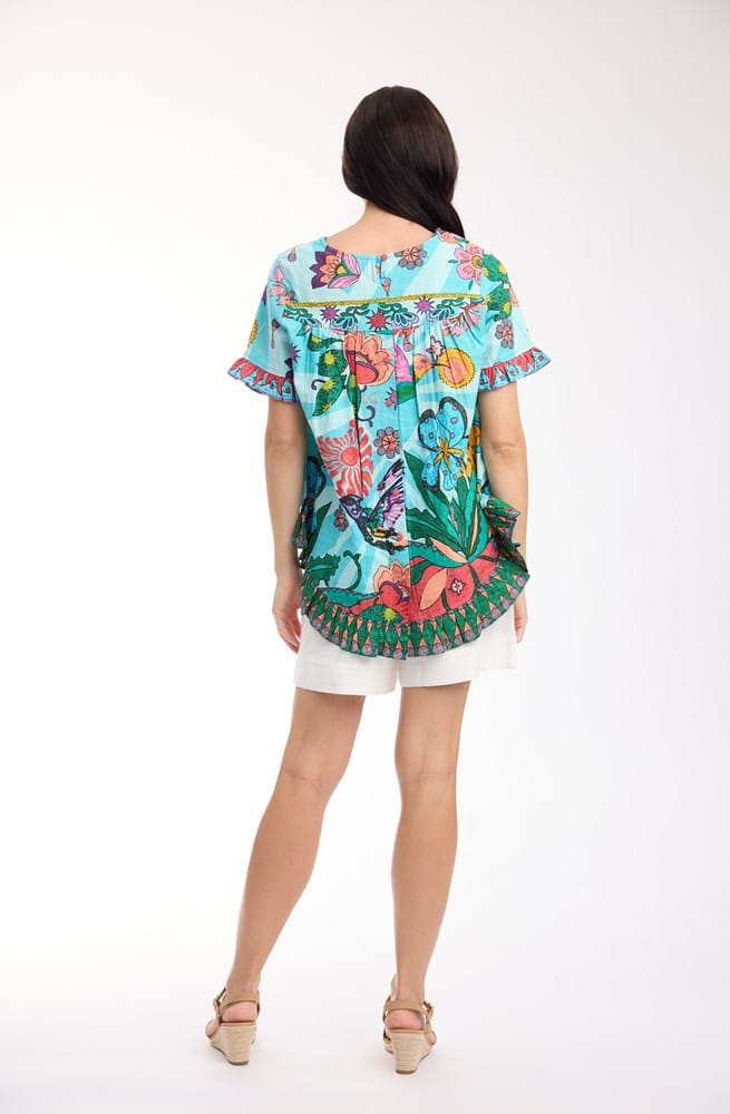 Load image into Gallery viewer, Orientique Womens Provence Top Frill
