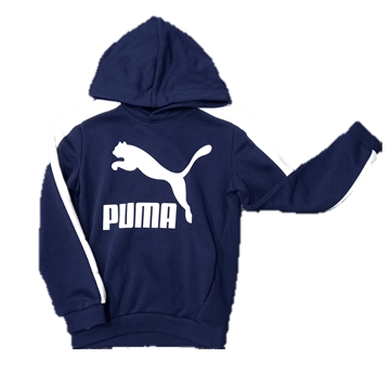 Load image into Gallery viewer, Puma Boys Classic Hoody Peacoat
