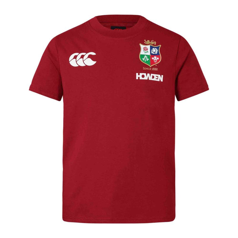 Load image into Gallery viewer, Kids British &amp; Irish Lions CCC Red Dahlia  Cotton Jersey Tee
