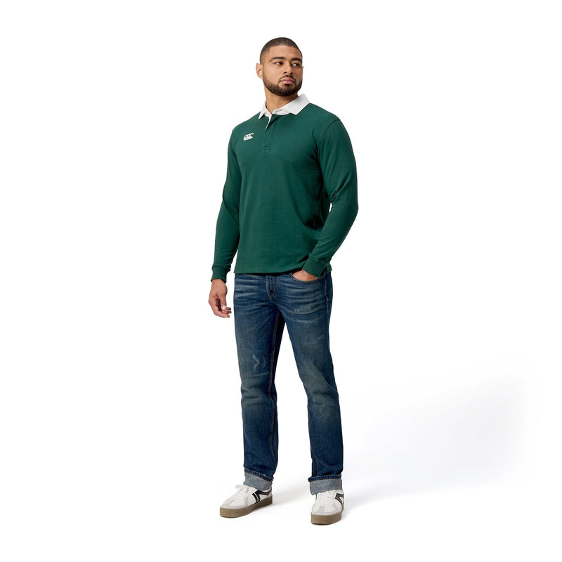 Load image into Gallery viewer, Canterbury Mens Solid Dye Long Sleeve Rugby
