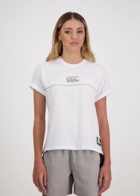 Load image into Gallery viewer, Canterbury Womens Legends Short Sleeve T-Shirt - White
