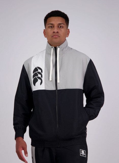 Load image into Gallery viewer, Canterbury Mens Legends Woven Track Jacket - Jet Black
