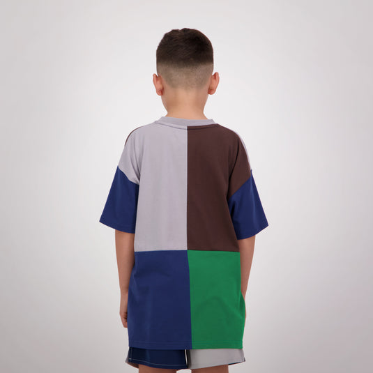 Canterbury Kids Harlequin Block T-Shirt - Multi